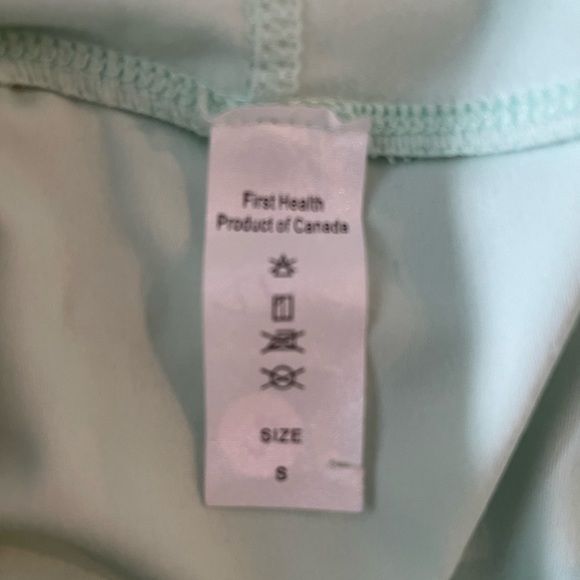 First Health Apparel Mint Apple Leggings - Picture 3 of 4